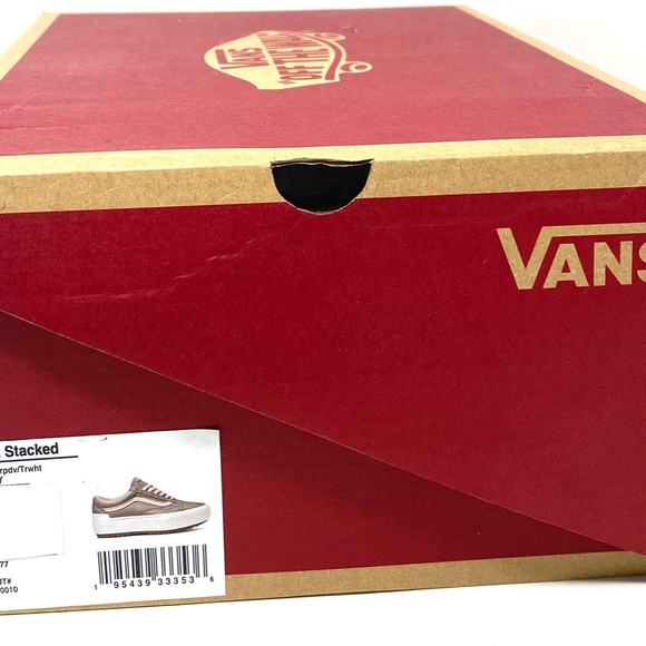 VANS Old Skool Stacker Tumbled Violet Men’s Low Top Leather Platform VN0A4U159XY - Picture 10 of 11